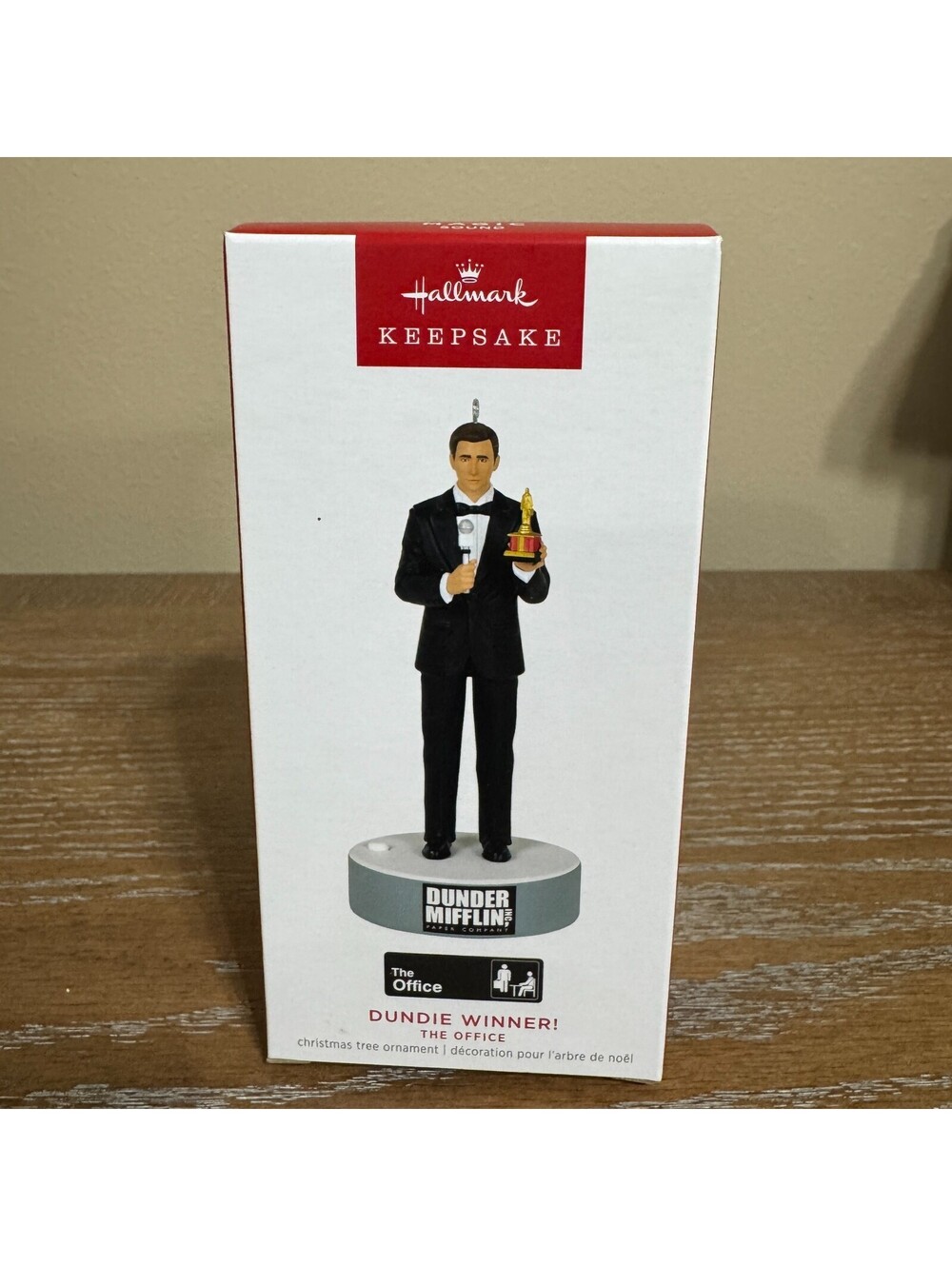 Hallmark Keepsake Christmas Ornament Dundie Winner The Office Michael Scott 2023
